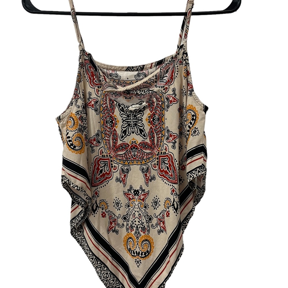 Meraki, spaghetti strap tank. V cut back/front. Fun colors go with any bottom!